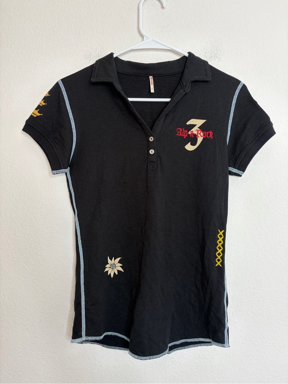 NWOT Alp n Rock Triple Crown 3 Ski Polo Tee Shirt